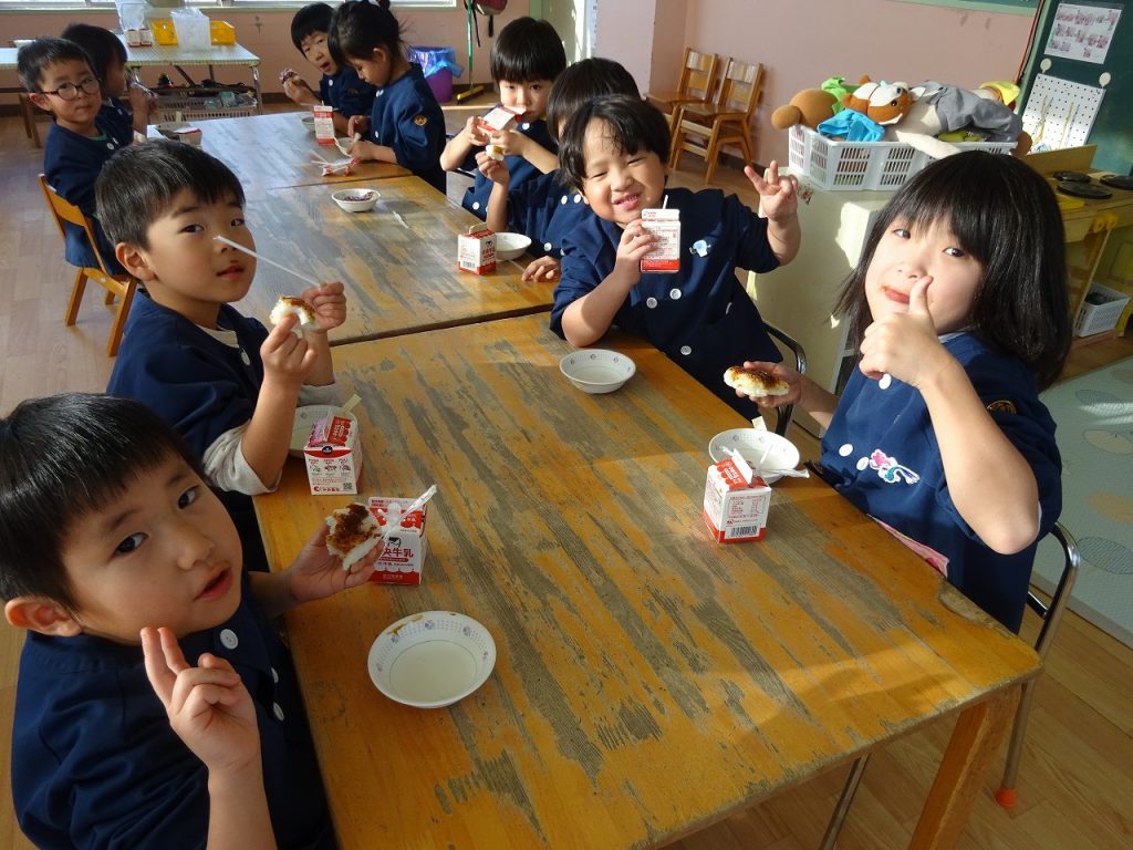 五平餅づくりをしました
